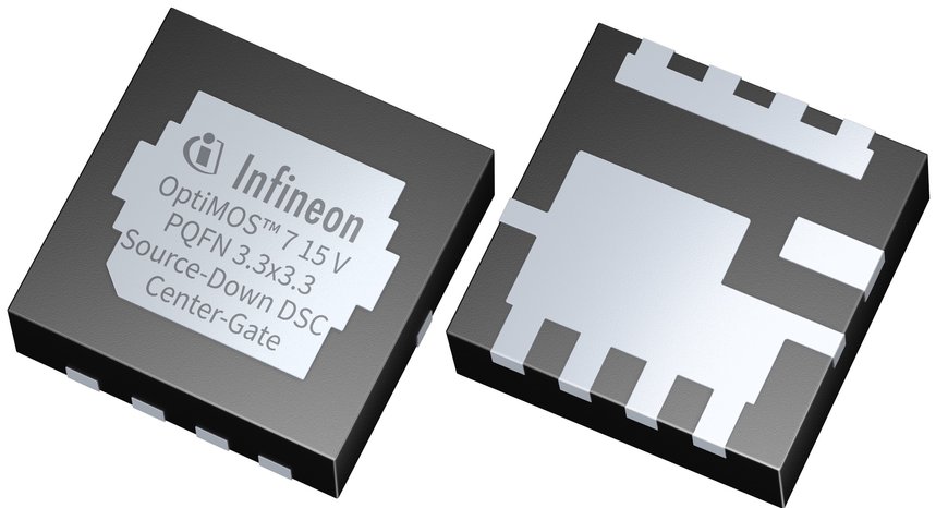 Infineon introduces the first 15 V trench power MOSFETs with OptiMOS™ 7 technology in PQFN packages